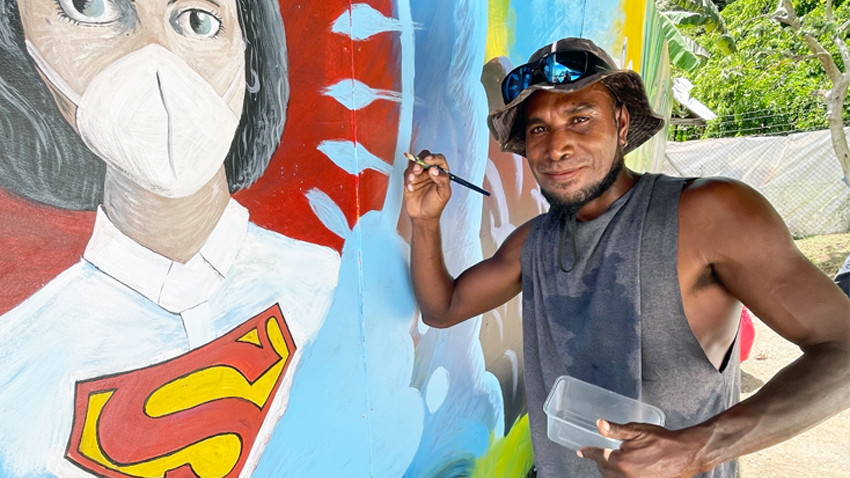 Local Artists Celebrate Naha Health Heroes