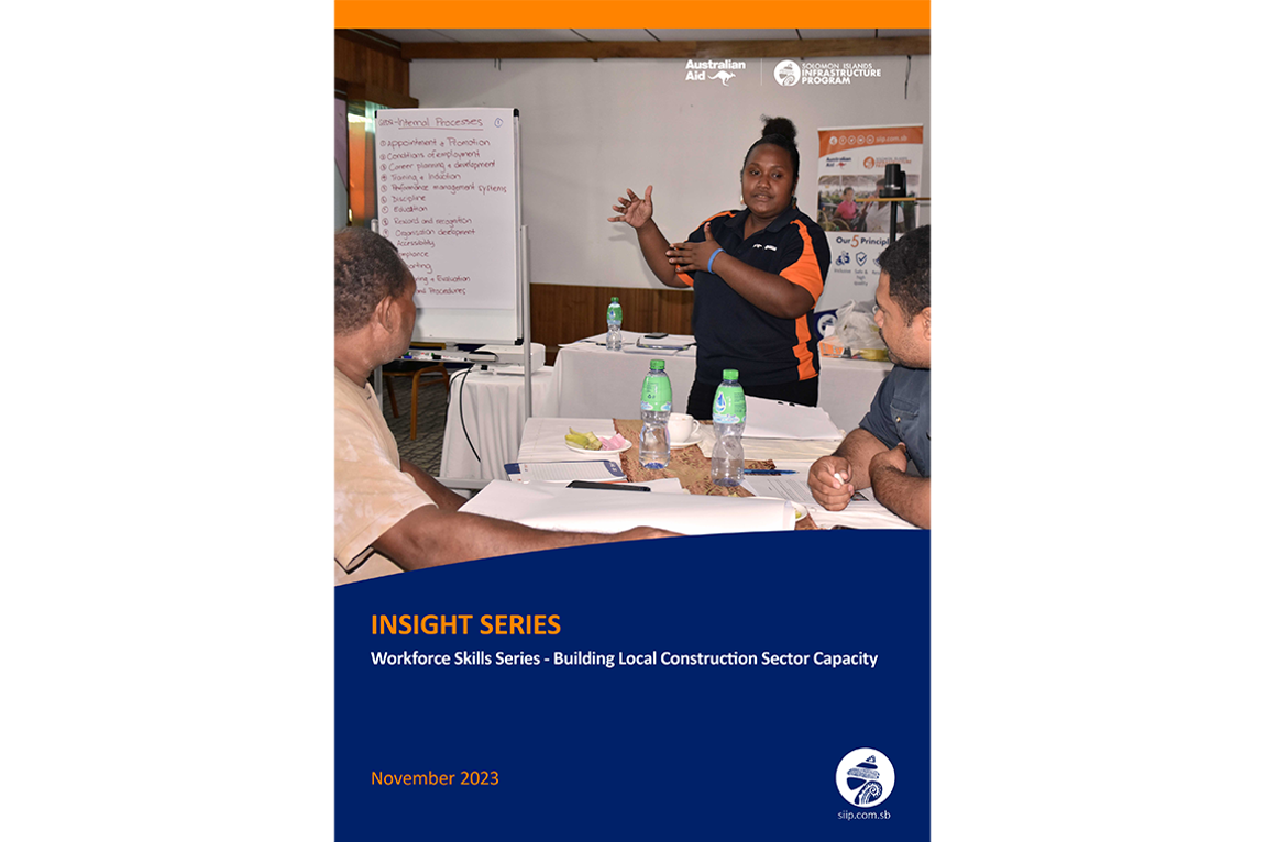 Insight series | Workforce Skills Series - Building local construction sector capacity