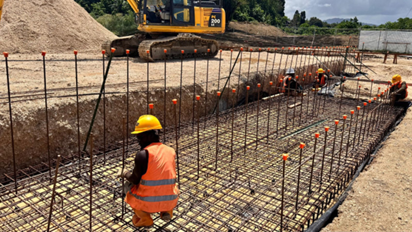 Seghe Market Construction Underway