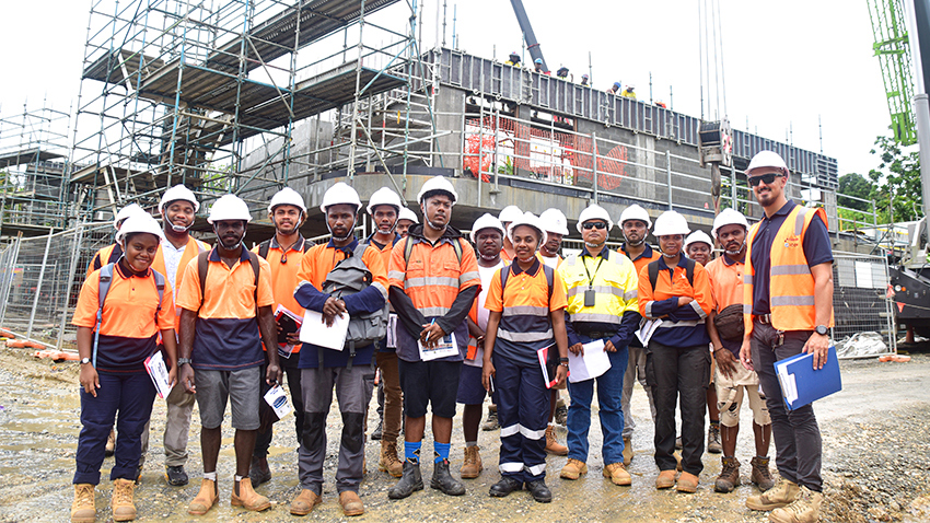 Future Engineers Visit Naha Worksite!