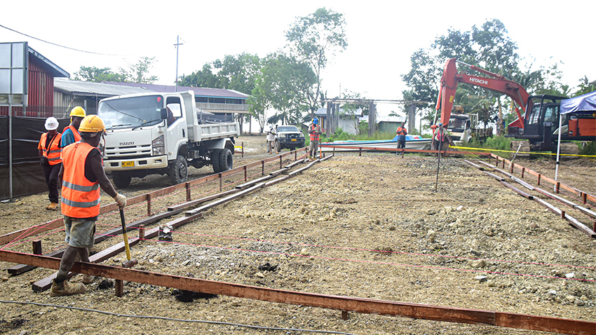 Work on Temporary Market at Malu'u Begins