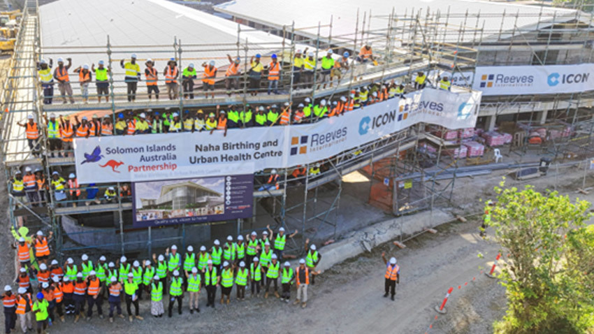 Local Workers Celebrate Naha Health Centre Milestone