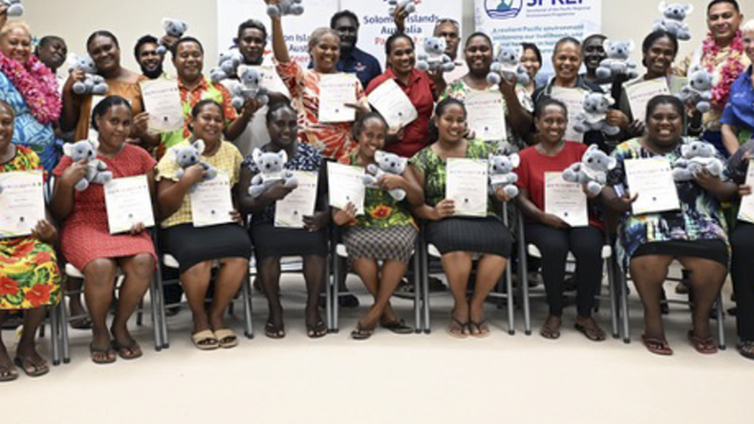 Australia Supports Safe Waste Management at Naha Birthing and Urban Health Centre